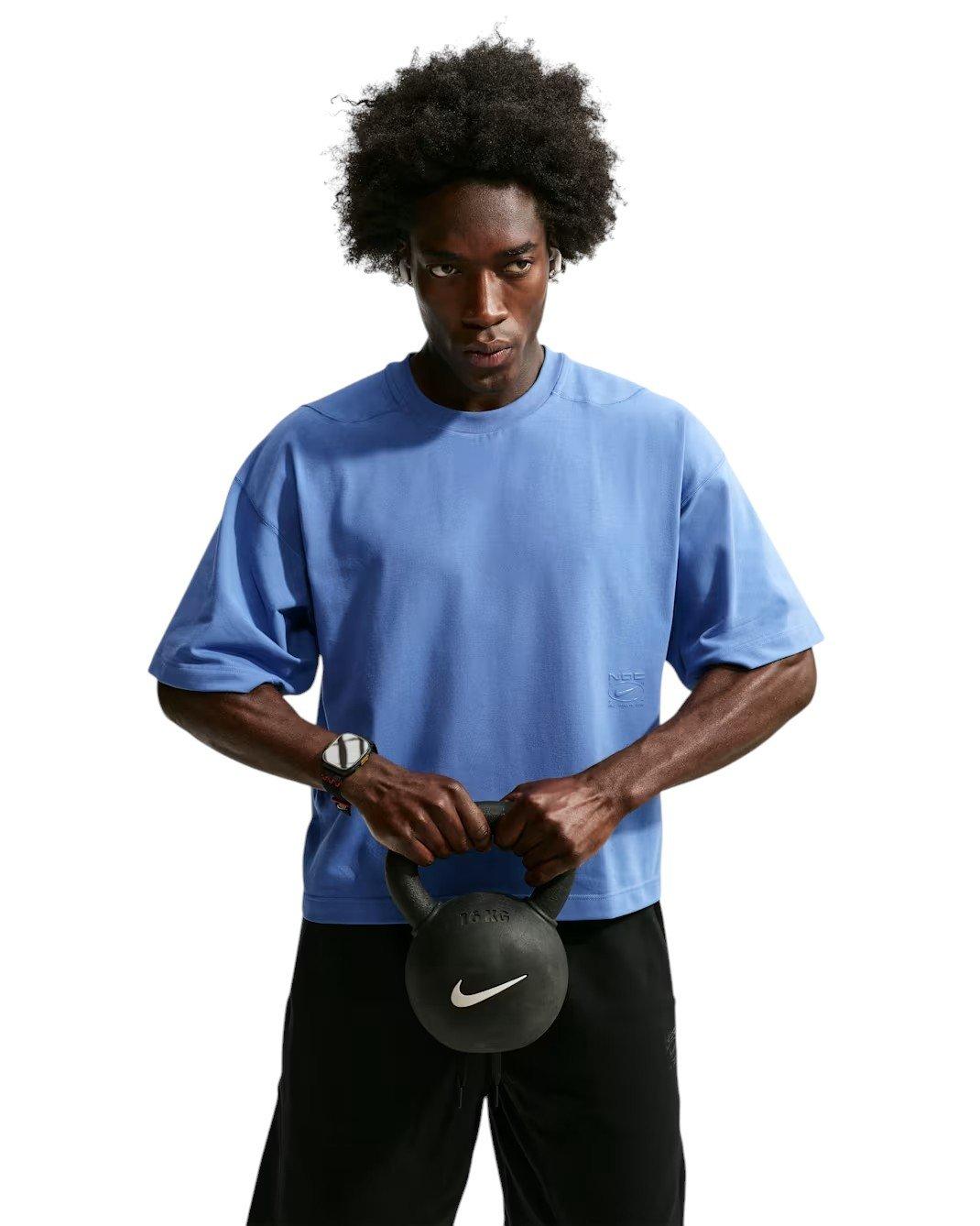 Nike Men's N.A.C. Dri-FIT Short-Sleeve Training Top - BLUE